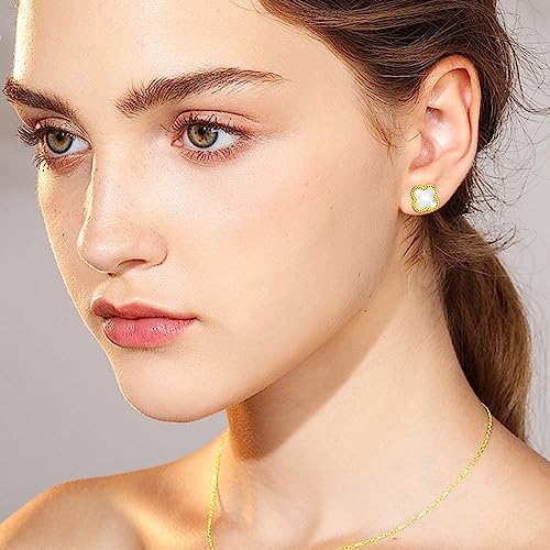 Cute Double-Sided Lucky Clover Jewelry Set