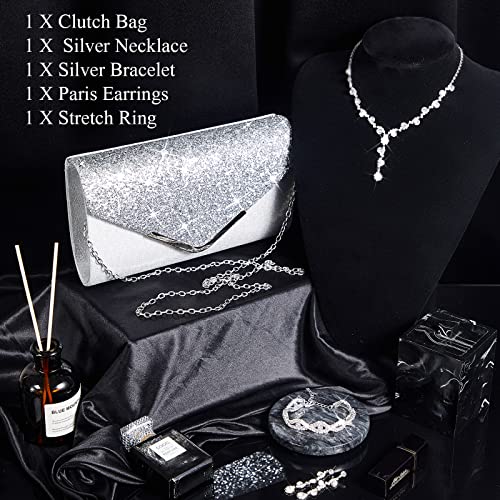 Elegant Rhinestone Jewelry Set for Women