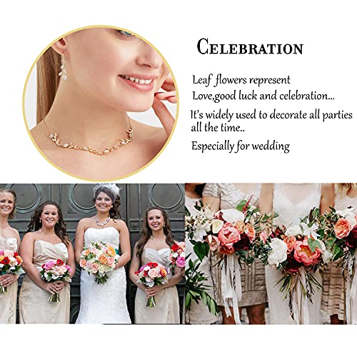 Elegant Gold Bridesmaid Jewelry Set of 4