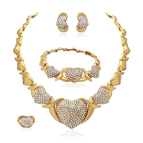 Elegant 18k Gold Jewelry Set for Women