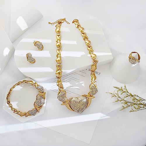 Elegant 18k Gold Jewelry Set for Women