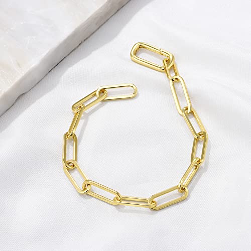 Dainty Adjustable 18k Gold Plated Layering Bracelets