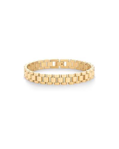 PAVOI Waterproof Chunky Gold Plated Bracelet for Women