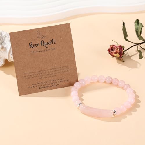 Healing Crystal Bead Bracelets for Women