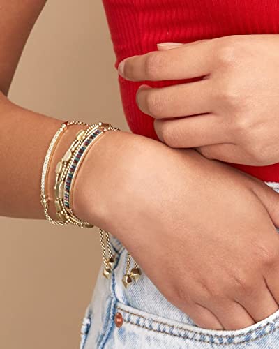 Kendra Scott Adjustable Rhodium-Link Chain Bracelet
