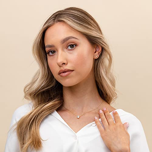 14K Gold Plated CZ Dainty Choker Necklace