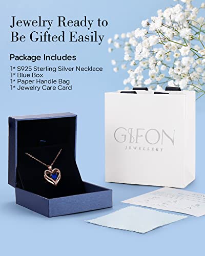 S925 Sterling Silver Heart Necklace for Her