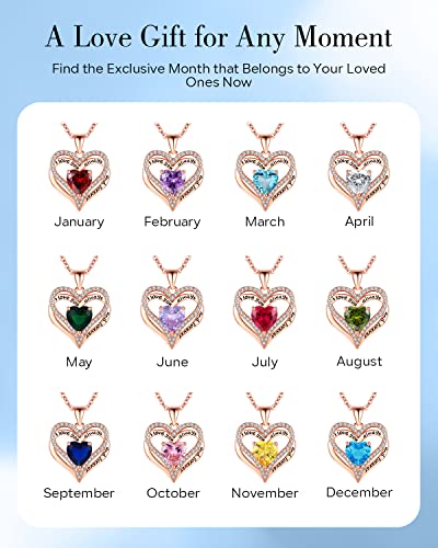 S925 Sterling Silver Heart Necklace for Her