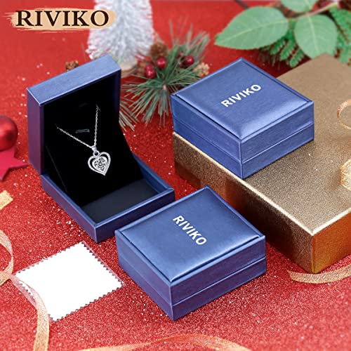 Heart Birthstone Pendant Necklace in Sterling Silver