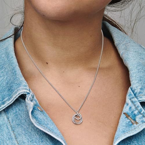 Pandora Always Encircled Pendant Necklace in Silver