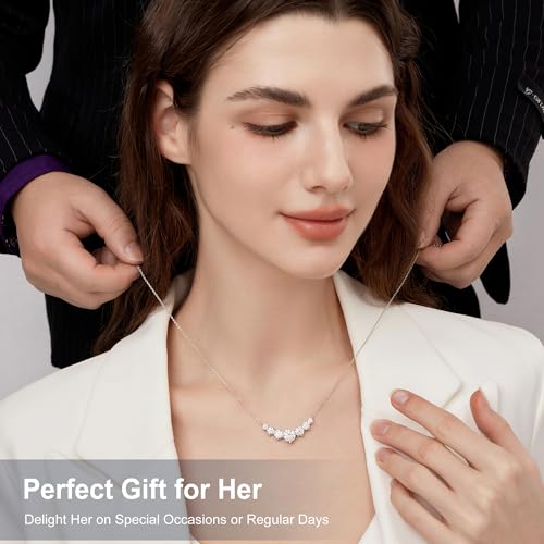 Moissanite Pendant Necklace for Women - 5.0 Carat