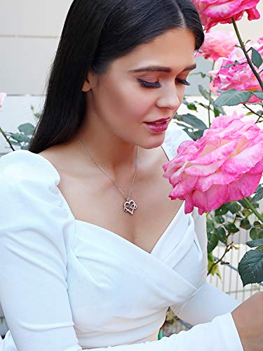 Sash & Soph Sterling Silver Infinity Heart Necklace