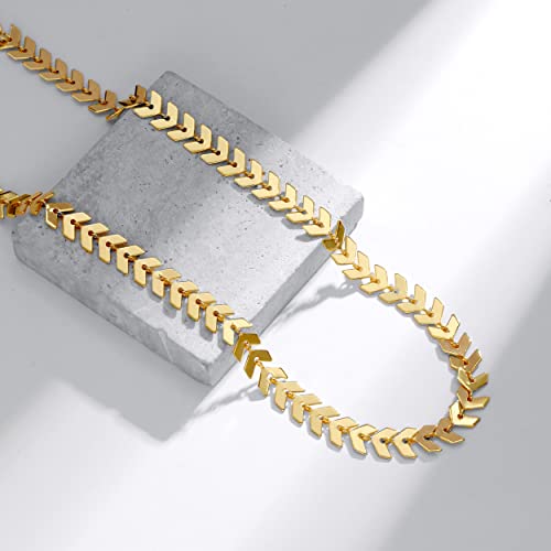 Dainty 14K Gold Plated Coin Chain Choker Necklace