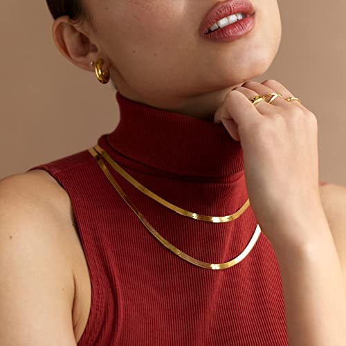 Italian 22K Gold-Plated Snake Chain Necklace