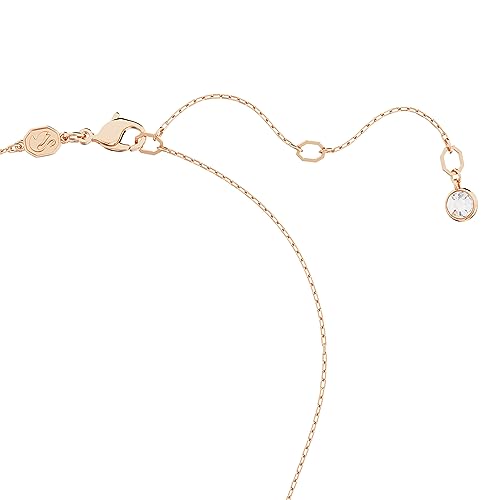 Swarovski Multicolored Moon Pendant in Rose Gold