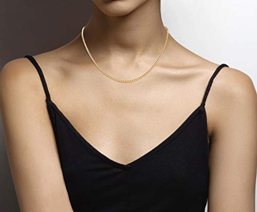 Italian 18K Gold Over Silver Franco Chain Necklace