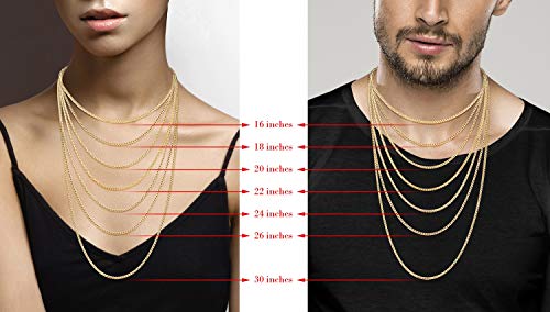 Italian 18K Gold Over Silver Franco Chain Necklace