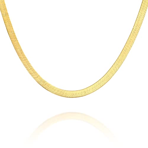 Italian 22K Gold-Plated Snake Chain Necklace