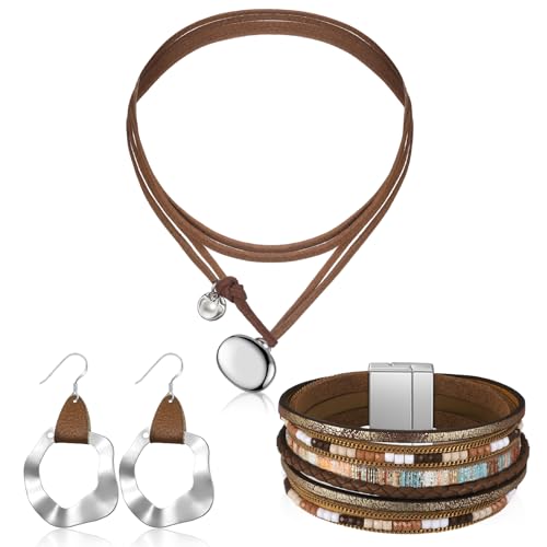 Inbagi 3pc Western Boho Jewelry Set for Women