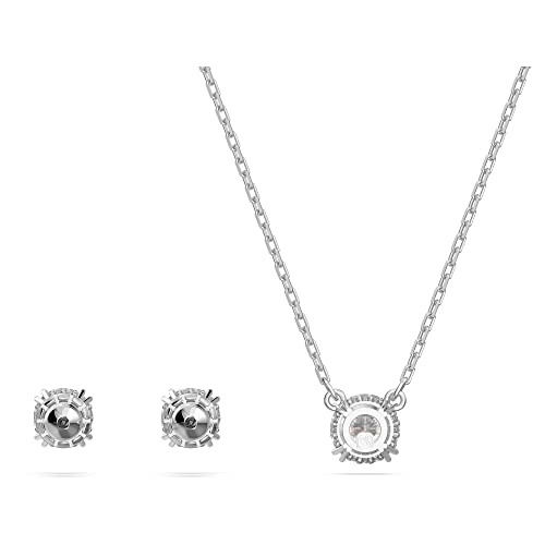 Clear Crystal Swarovski Constella Jewelry Set with Rhodium