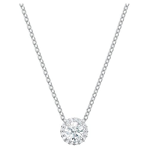 Swarovski Angelic Pendant with Circular Clear Crystal