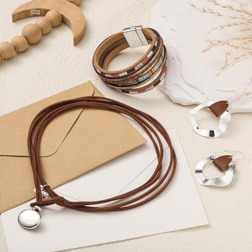 Inbagi 3pc Western Boho Jewelry Set for Women