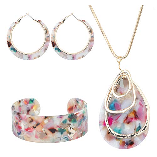 ORAZIO Boho Floral Jewelry Set for Women and Girls