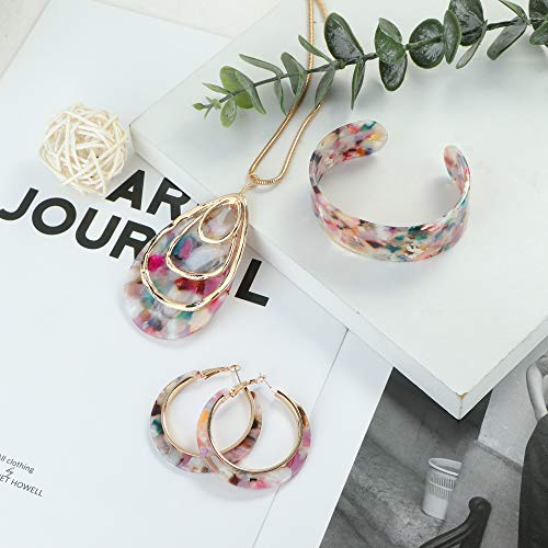 ORAZIO Boho Floral Jewelry Set for Women and Girls