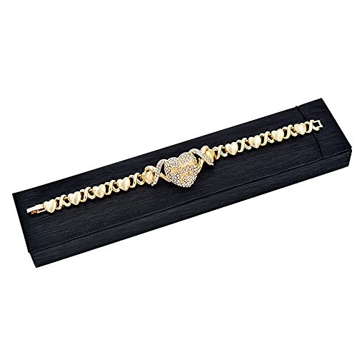 14K Gold Filled Jewelry Set for Women: Bracelets, Necklaces, Earrings