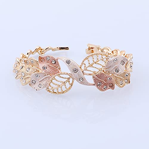 Colorful African Dubai Gold Jewelry Set for Women