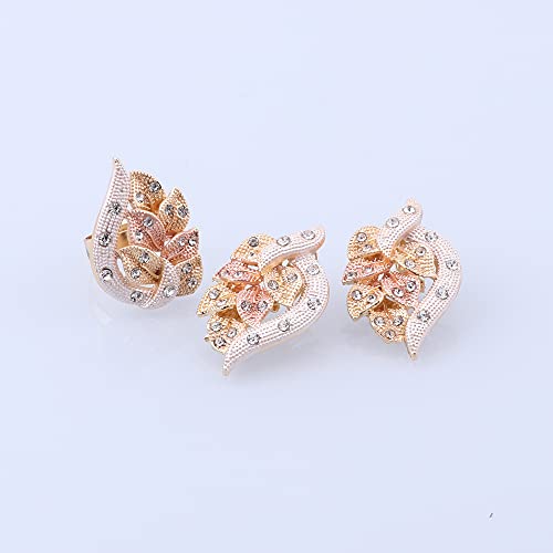 Colorful African Dubai Gold Jewelry Set for Women