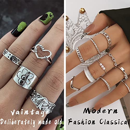 Silver Plated Jewelry Set - Necklaces, Bracelets, Rings