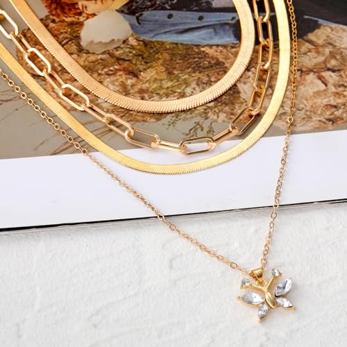 45 PCS Gold Jewelry Set for Women - Trendy