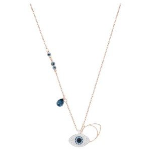 Swarovski Women's Blue Evil Eye Pendant Necklace