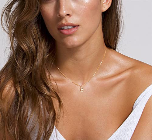 Foxgirl 14K Gold Initial Necklace for Women
