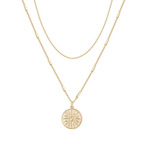 14K Gold Plated Sterling Silver Pendant Necklace