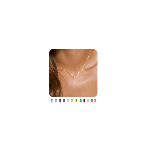 Emerald Cubic Zirconia Pendant Necklace - Birthstone Jewellery