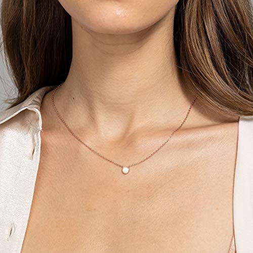 PAVOI Rose Gold Opal Necklace | Women's Opal Jewelry
