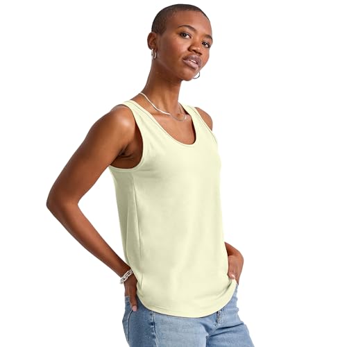 Hanes Originals Cotton Tanks for Women, Relaxed Fit