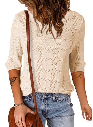 Dokotoo Women's Spring/Summer Fashion Tops: Pullover Sweaters to T-Shirts