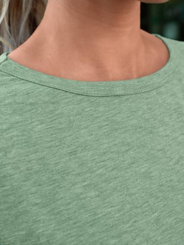 AUTOMET Womens Short Sleeve Crewneck T Shirts Summer Tee