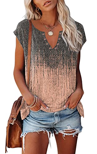 ETCYY Womens Cap Sleeve Tank Top Casual Style