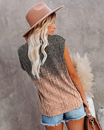 ETCYY Womens Cap Sleeve Tank Top Casual Style