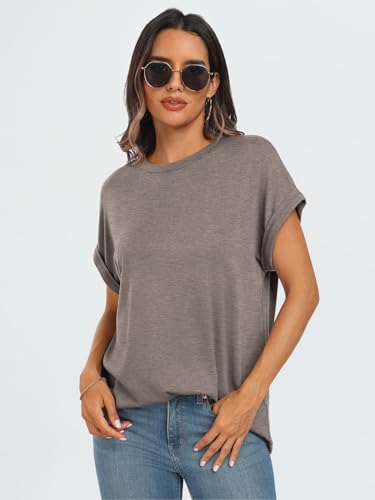 AUTOMET Womens Casual Oversized T Shirt Summer Outfit