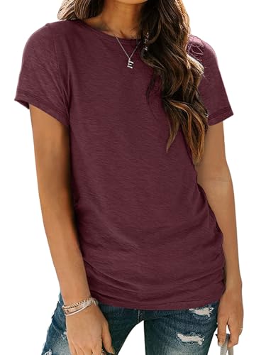 Automet Women's Crewneck Summer Tee - Short Sleeve