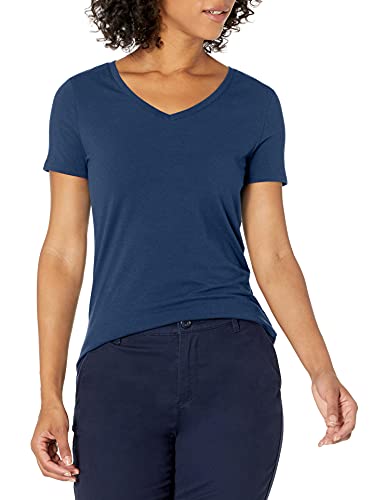 Amazon Essentials Women's Classic-Fit V-Neck T-Shirt Duo