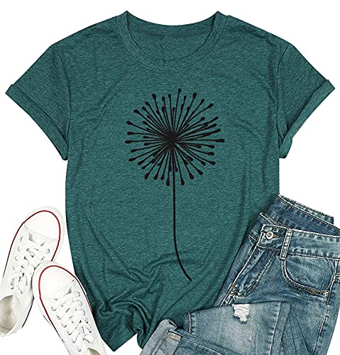 Dandelion Make a Wish Graphic Tee for Women