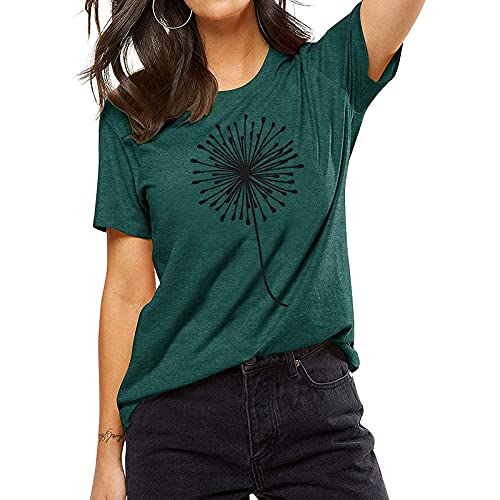 Dandelion Make a Wish Graphic Tee for Women