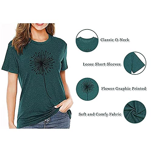 Dandelion Make a Wish Graphic Tee for Women
