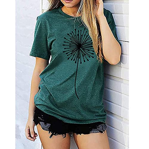 Dandelion Make a Wish Graphic Tee for Women